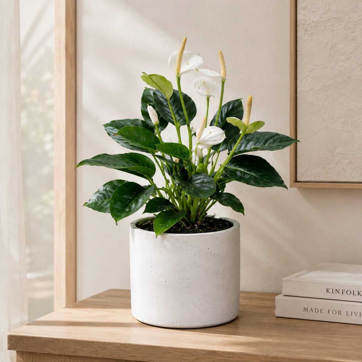 White Flamingo Flower