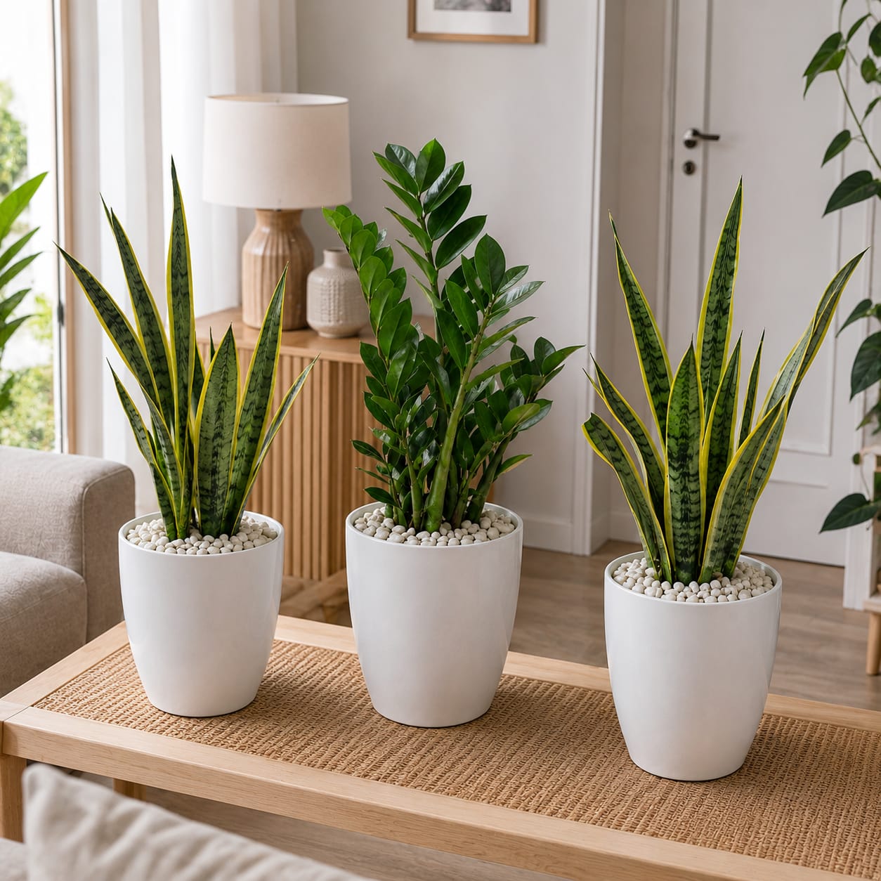 3 Plants Deal (2 Snake Plants + 1 ZZ Plant)