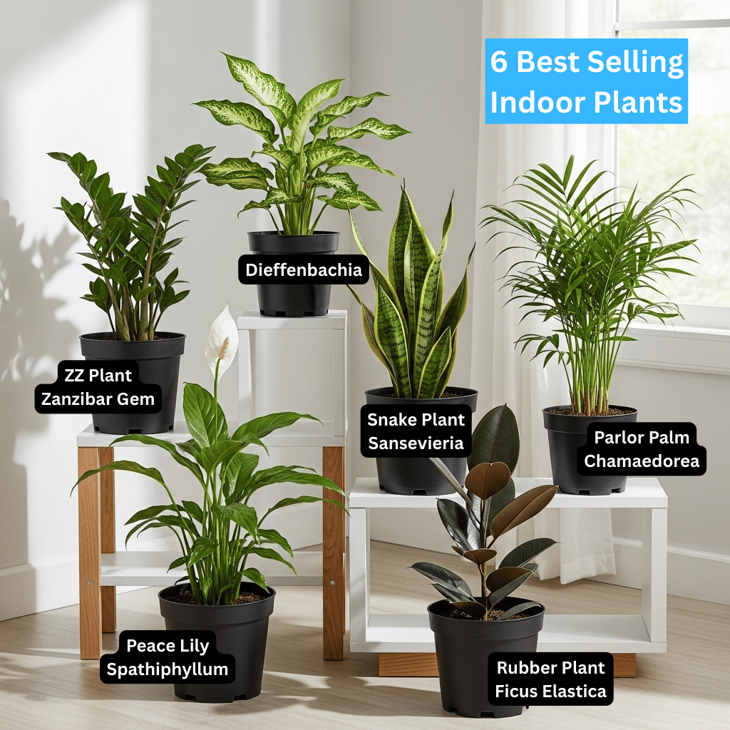 6 Real Indoors Plants for UAE | Beginner Friendly
